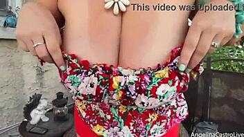 Cuban Angelina Castro's Solo Performance Fucking Herself with Dildo