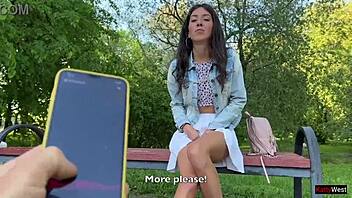 Friend Controls My Public Orgasms With Toy