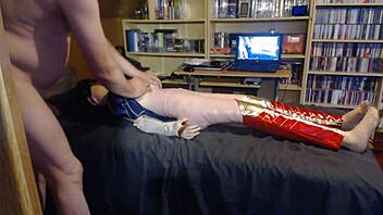 Fucking Naked Wonder Woman Sex Doll In Cosplay