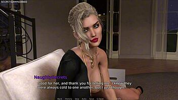 lonely milf wife in 3d cartoon adventure