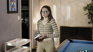 Timid Teen Reporter Aften Opal Takes Big Cock Rough