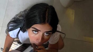 i fuck my latina student in school bathroom she rides hard