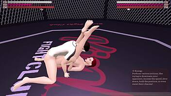 Kinky Fight Club Loser Rides Kat's Cock