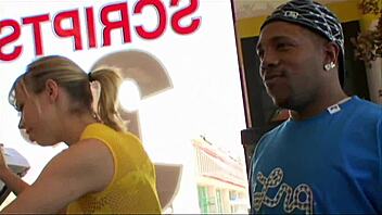 I got fucked by Adrianna Nicole's big black cock in stockings