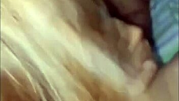 why does this asian blonde suck so hard she almost vomits?