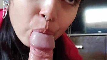 Debora Prado Sucking Cock in the Morning for Good Day