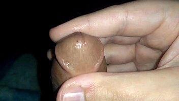 Latino hot cumload with massage technique in a solo session.
