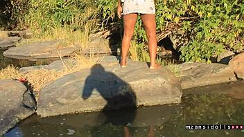 do you want multiple cum on my natural tits while bent over