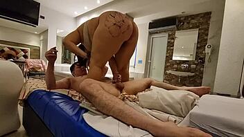 single argentine mommy rides without condom on halloween