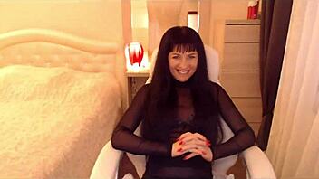 i spend time talking and teasing tamarra roman while she undresses in lingerie