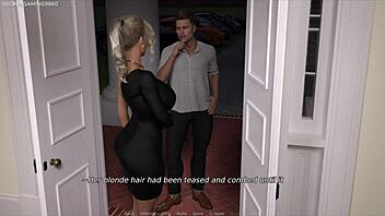 lonely milf wife in 3d cartoon adventure