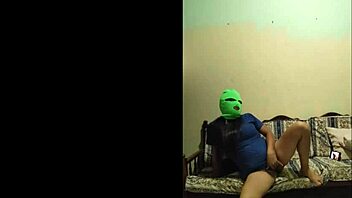 hot mother-in-law comes home from work and fingers her pussy to relieve stress.