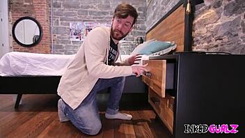 I saw the big tits stepmom get rough anal with her stepson.