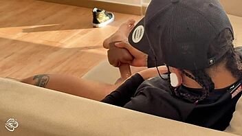 my stepmother catches me masturbating and takes my virginity