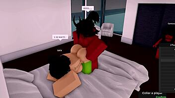 Demon fucks roblox hoe as girlfriend is watching