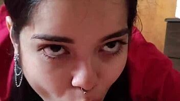 Debora Prado Sucking Cock in the Morning for Good Day