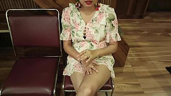 Hot Girl Nude With Her Office Friend While Playing Stone Paper Game!