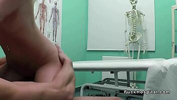 Doctor Spanks And Fucks Busty Blonde – Hidden In Hospital?