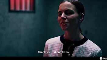 Redhead gets used in sex escape room