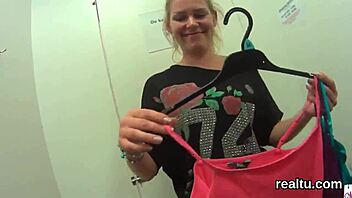 Striking Czech Girl Tempted In Mall, Leads To Pov Fucking.