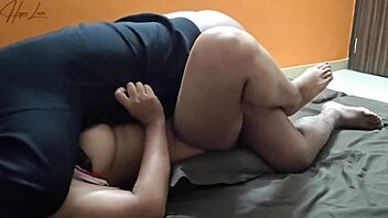 young babe 18 asian gets fucked by stepbrother with big natural tits.