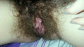 watch me masturbate my hairy pussy to orgasm with vibrator