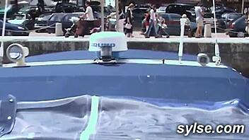 milf seduces virgin on train?