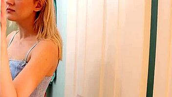 Blonde teen sucks huge monster cock of old uncle Dez Hansen in hardcore blowjob