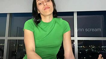 fucked tinder guy on our first date with amateur blowjob, creampie, and rough riding in homemade petite latina pov action