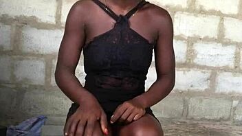 Crazy bitch shows off naked in gstring to strangers!