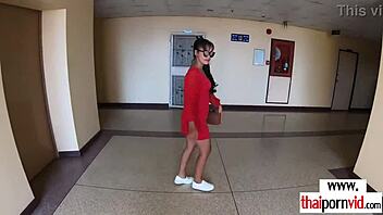 hot thai teen polly with big boobs on european cock