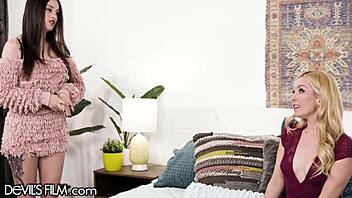 aaliyah love shows stepdaughter maddy may lesbian muff diving and pussy licking