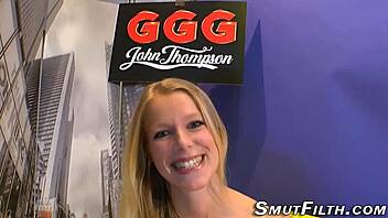 German Babe Gets Facial In Dp Action!