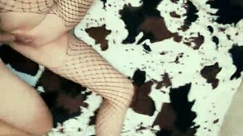 Close-up gaping assholes in rough stocking assfucking POV?