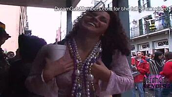 Horny stepsister rides cowgirl, blowjob, missionary, doggystyle in group orgy