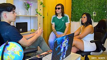 i help my boyfriend pay debt in office roleplay