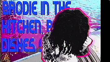 Light music accompanies rough sex scene.