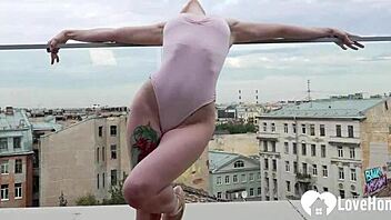 Watch This Flexible Ballerina Experience A Long Cock For The First Time