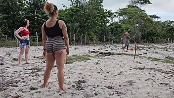 playing ball with neighbor and losing little ass