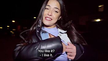 Public agent NURIA MILLAN CHEATING with BIG DICK, RIDING in cowgirl, BIG ASS orgasm