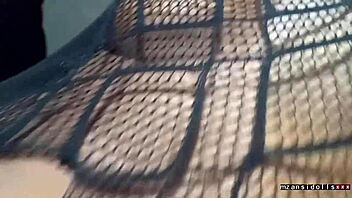 18y old ebony fucked wearing fishnet pt 1