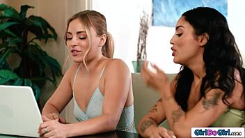 You don't need porn when you have real girl-on-girl action