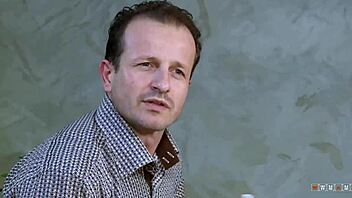 Petite blonde boldly licks cum off cock after intense riding