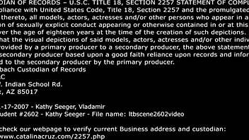 Kathy Seeger loves anal and blowjobs, asking if she's a pervert