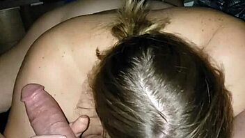 redhead milf gives wet blowjob and sucks me off!