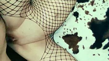 Close-up gaping assholes in rough stocking assfucking POV?