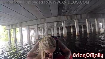 Wild jet-ski fucking with Stephanie Love and Brian Omally