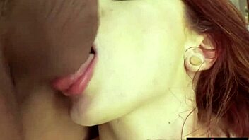 why is tattooed redhead lola fae getting spit-roasted in double penetration?