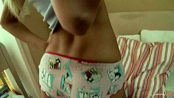 Horny Teen Junia Pleasures Tight Pussy with Vibrator