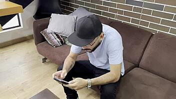 seducing my stepdad's best friend for quick fucking, muff diving and deepthroat when he's away